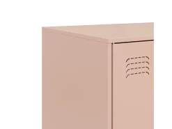 Aparador rosa 67x39x107 cm acero