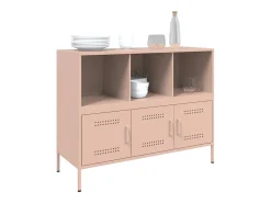 Aparador rosa 100,5x39x79 cm acero
