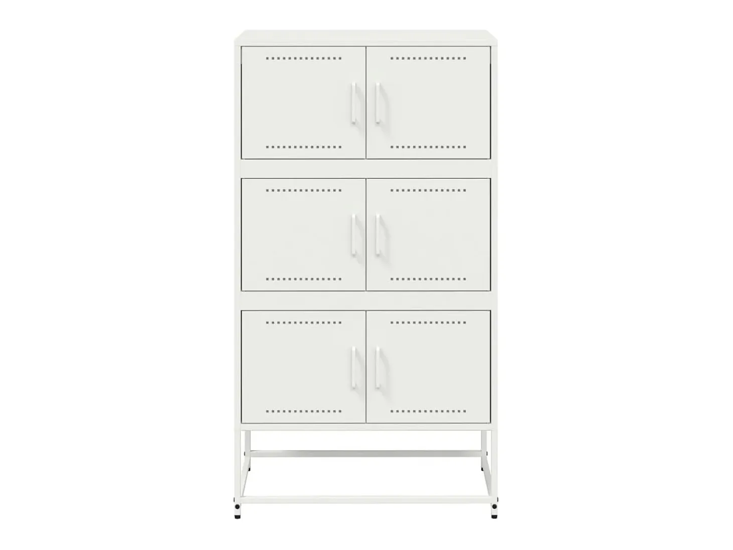 Aparador rosa 68,5x38,5x123,5 cm acero
