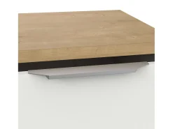 Aparador Salón Acces 3P Roble Hamilton y Blanco Mate 122cm