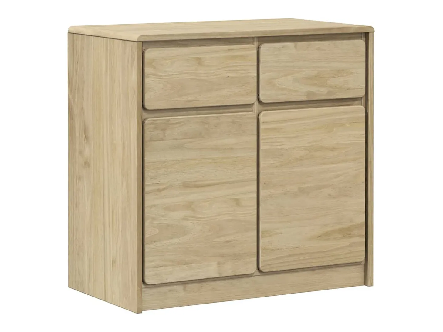 Aparador SAUDA madera maciza pino roble 80x43x75,5 cm ES803024