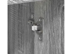 Aparador Sonoma Gris 38 x 34,5 x 75 cm Madera de Ingeniería