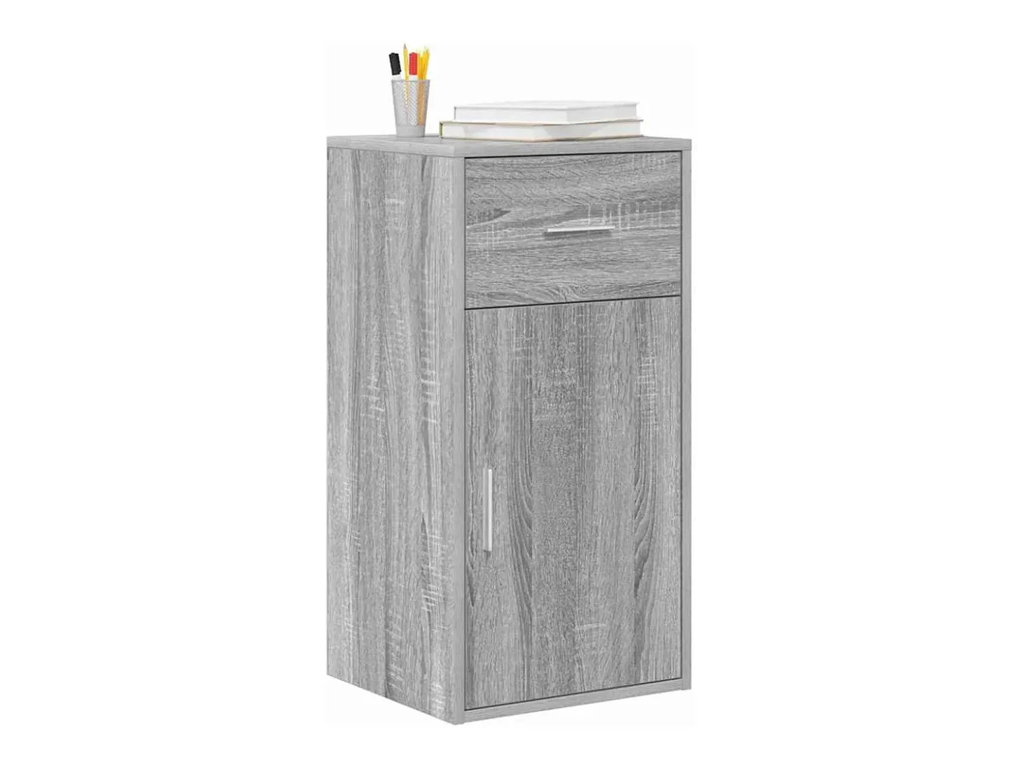 Aparador Sonoma Gris 38 x 34,5 x 75 cm Madera de Ingeniería