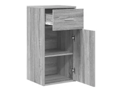 Aparador Sonoma Gris 38 x 34,5 x 75 cm Madera de Ingeniería
