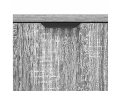Aparador Sonoma Gris 89,5 x 33 x 82 cm Madera de Ingeniería
