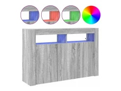 Aparador Sonoma Gris Madera de Ingeniería 116 x 30 x 75 cm Aparador