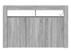 Aparador Sonoma Gris Madera de Ingeniería 116 x 30 x 75 cm Aparador