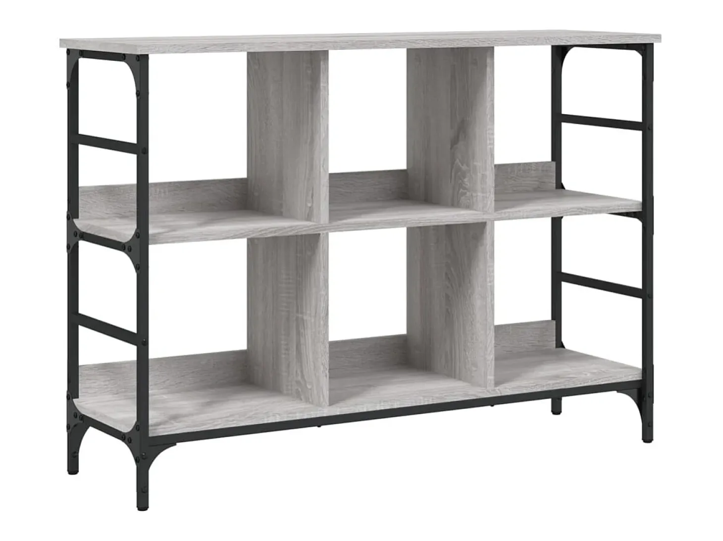 Aparador Sonoma gris 102x32x73,5 cm madera de ingeniería