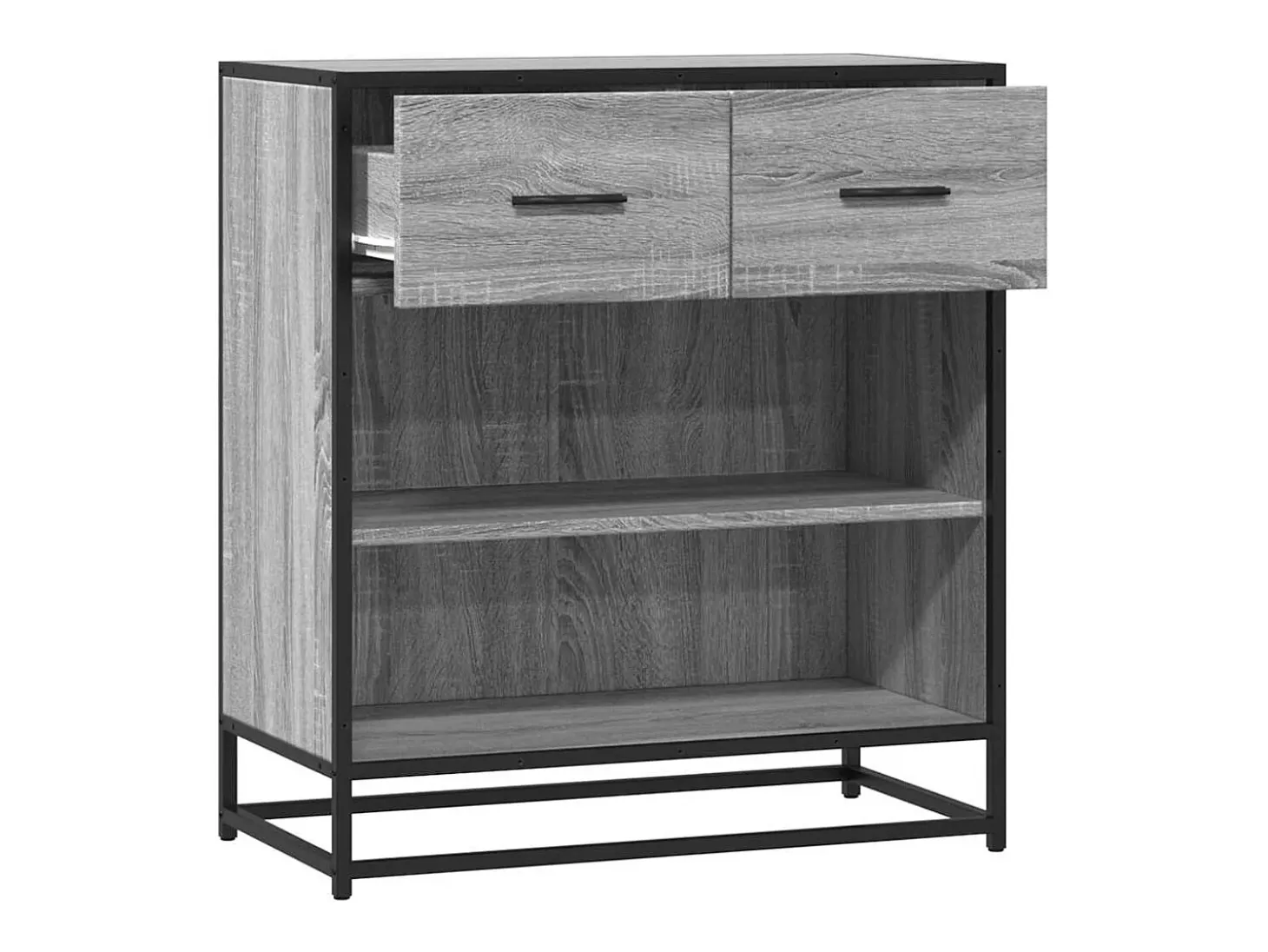 Aparador Sonoma gris 68x35x76 cm madera de ingeniería