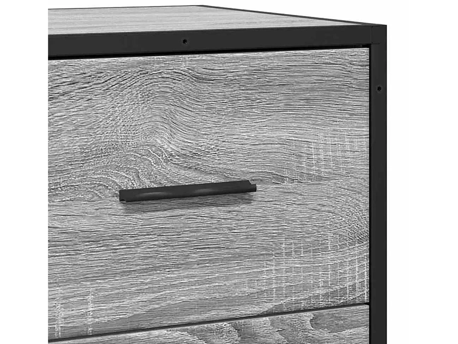 Aparador Sonoma gris 68x35x76 cm madera de ingeniería