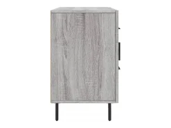 Aparador Sonoma gris 100x36x60 cm madera de ingeniería