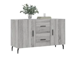 Aparador Sonoma gris 100x36x60 cm madera de ingeniería