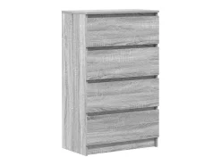 Aparador Sonoma gris 60x35x98,5 cm Madera de ingeniería
