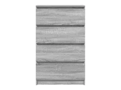 Aparador Sonoma gris 60x35x98,5 cm Madera de ingeniería