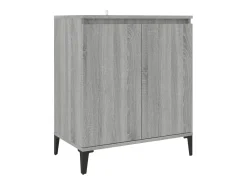 Aparador Sonoma gris 60x35x70 cm Madera de ingeniería