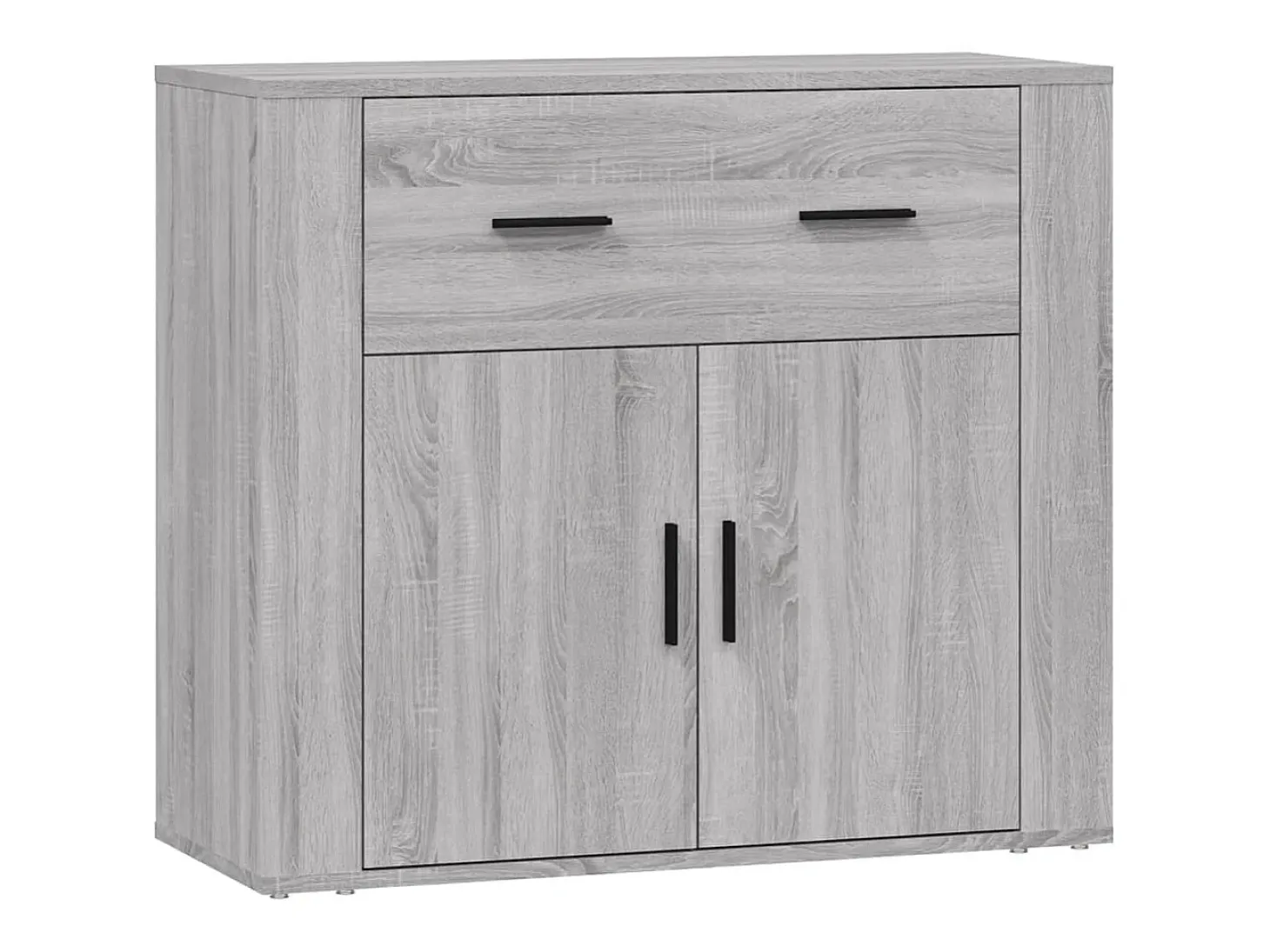 Aparador Sonoma gris 80x33x70 cm Madera de ingeniería