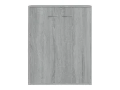 Aparador Sonoma gris 60x30x75 cm Madera de ingeniería