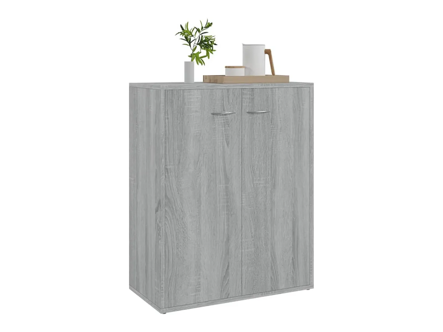 Aparador Sonoma gris 60x30x75 cm Madera de ingeniería