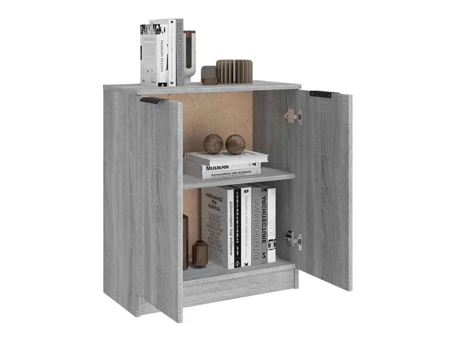 Aparador Sonoma gris 60x30x70 cm Madera de ingeniería
