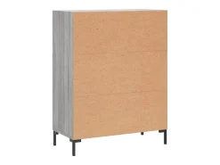 Aparador Sonoma gris 69,5x34x90 cm madera de ingeniería