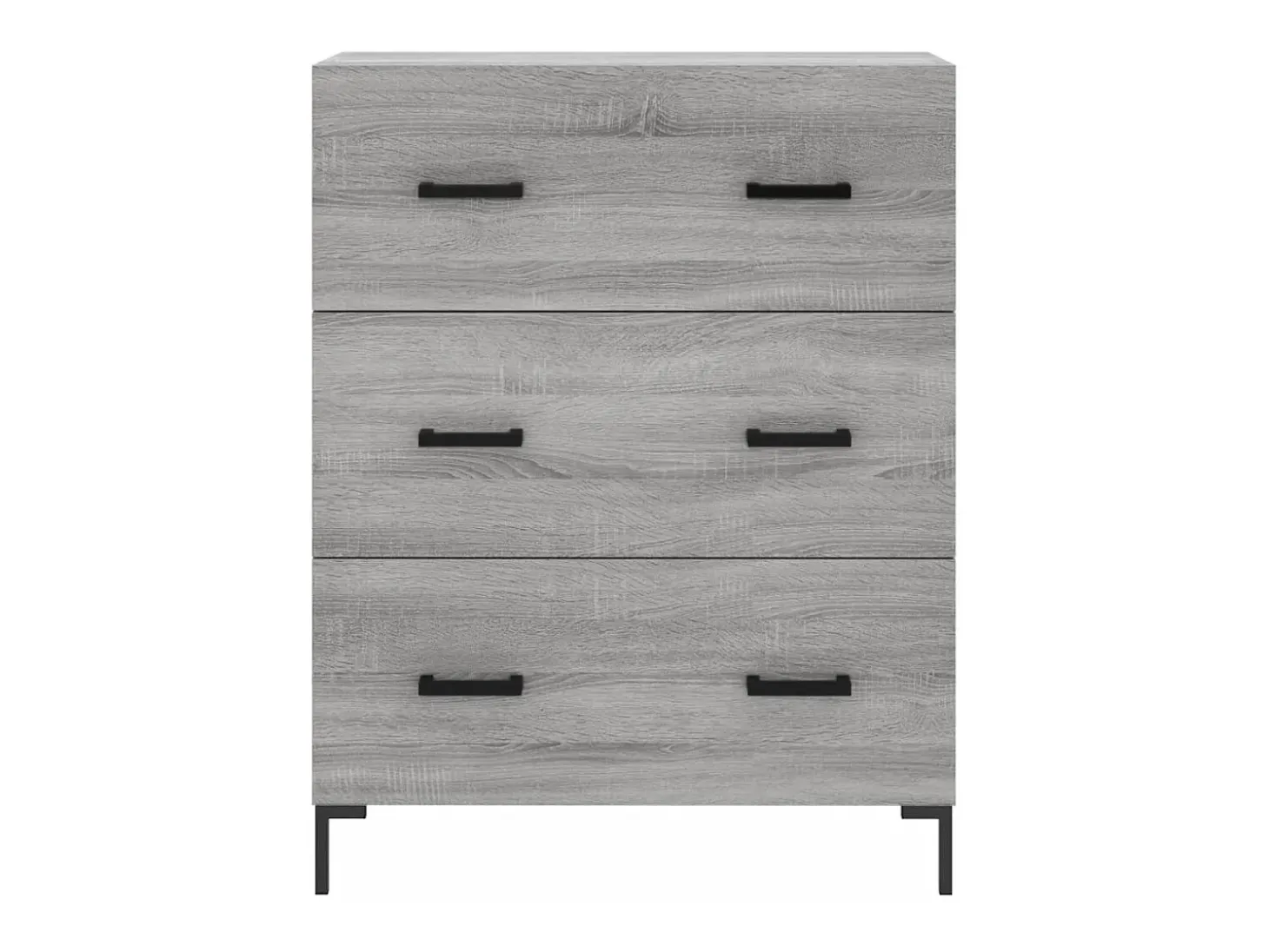 Aparador Sonoma gris 69,5x34x90 cm madera de ingeniería