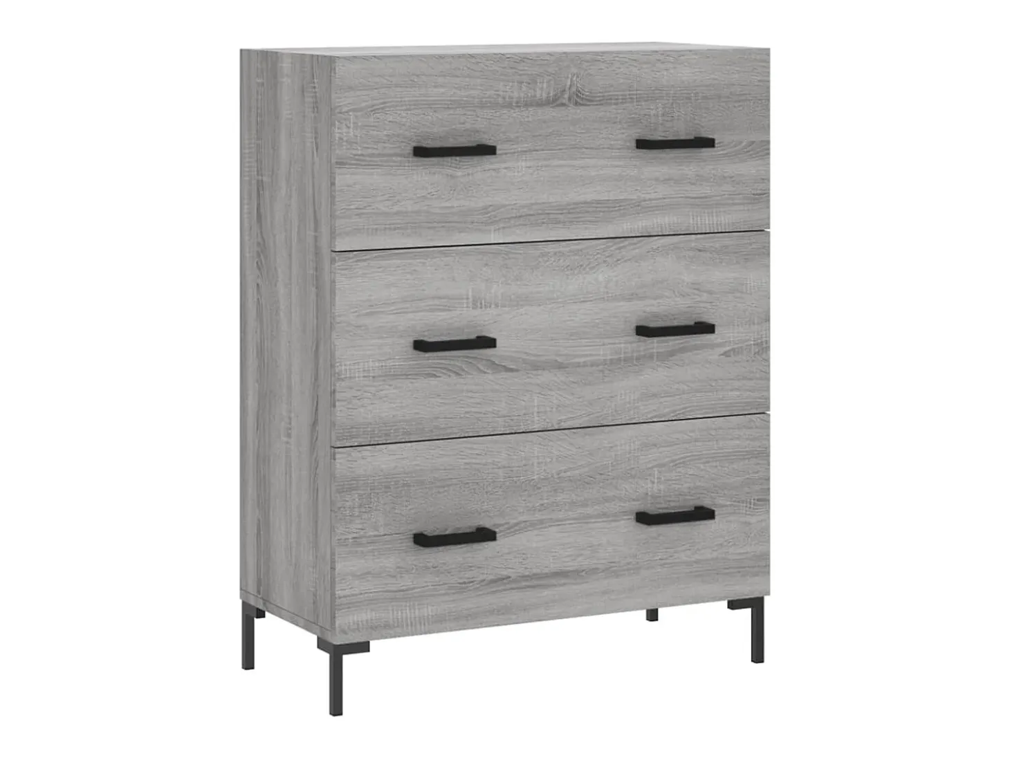 Aparador Sonoma gris 69,5x34x90 cm madera de ingeniería