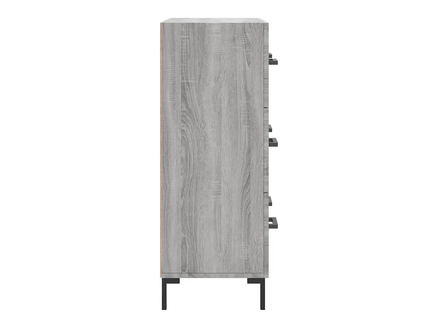 Aparador Sonoma gris 69,5x34x90 cm madera de ingeniería