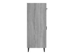 Aparador Sonoma gris 69,5x34x90 cm madera de ingeniería