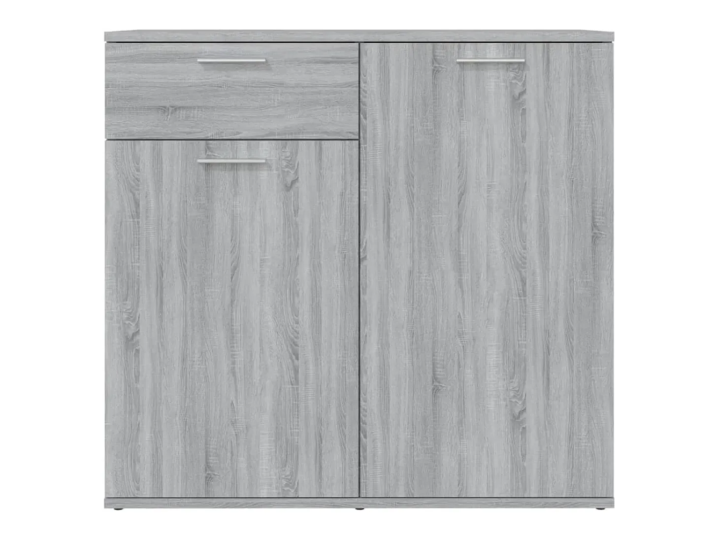 Aparador Sonoma gris 80x36x75 cm Madera de ingeniería