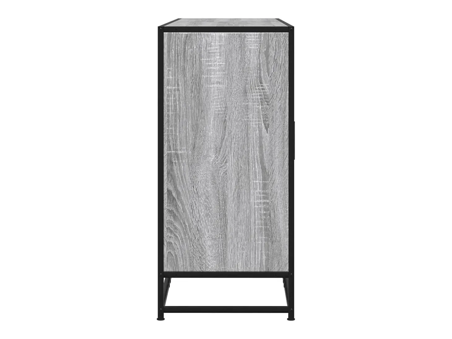 Aparador Sonoma gris 134x35x76 cm madera de ingeniería