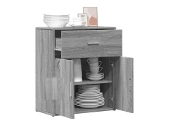 Aparador Sonoma gris 60x31x70 cm madera de ingeniería