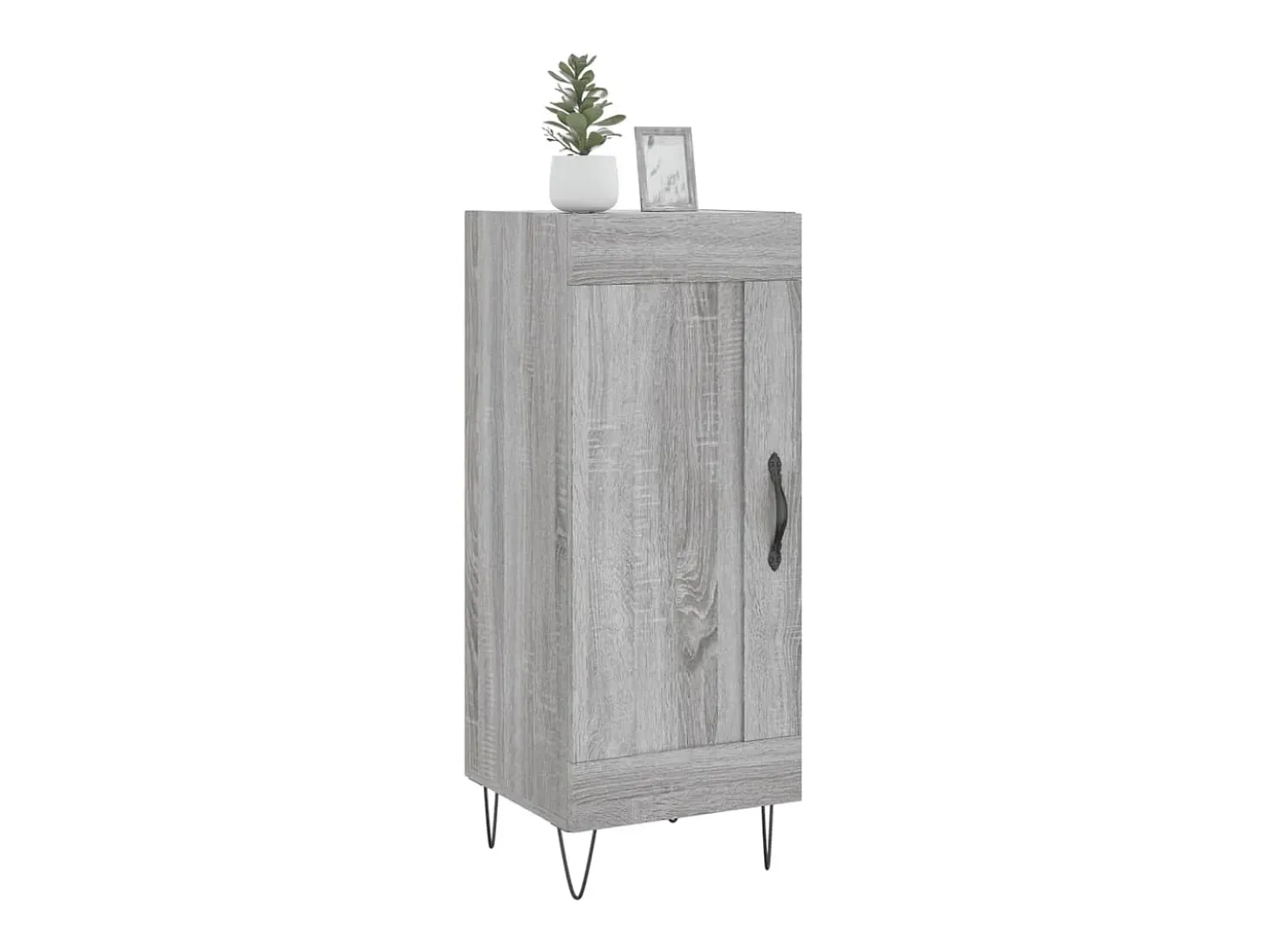 Aparador Sonoma gris 34,5x34x90 cm Madera de ingeniería