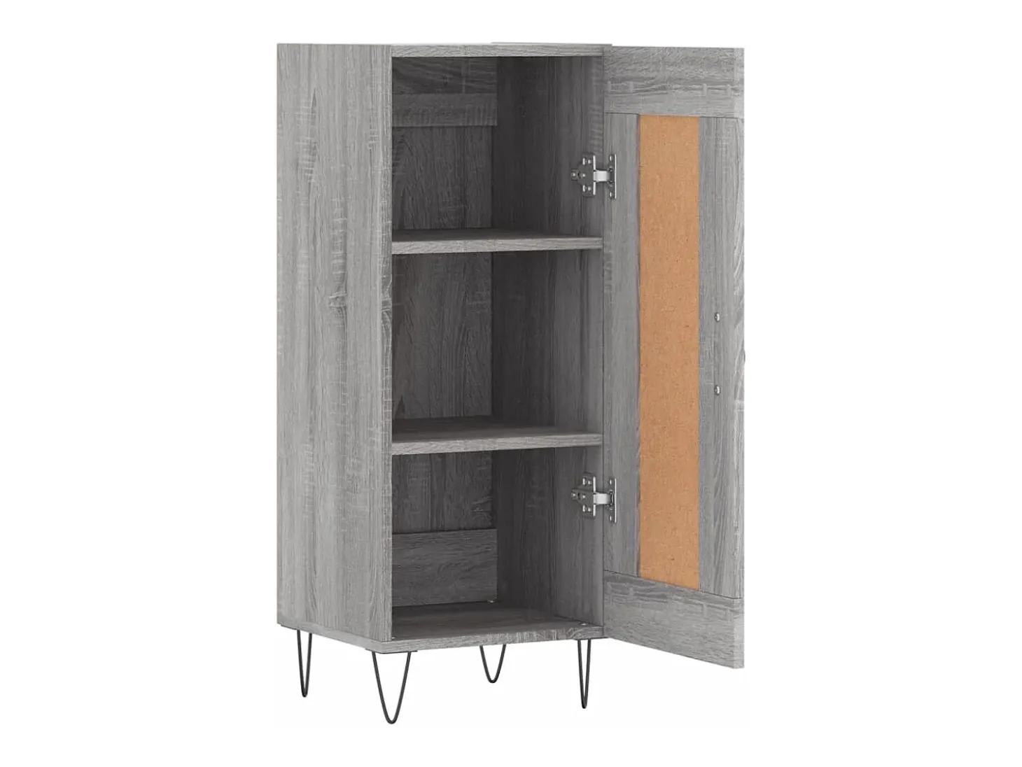Aparador Sonoma gris 34,5x34x90 cm Madera de ingeniería
