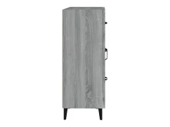 Aparador Sonoma gris 69,5x34x90 cm madera de ingeniería