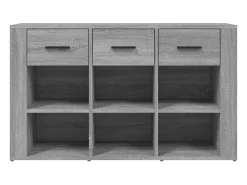 Aparador Sonoma gris 100x30x59,5 cm Madera de ingeniería