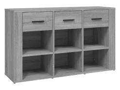 Aparador Sonoma gris 100x30x59,5 cm Madera de ingeniería