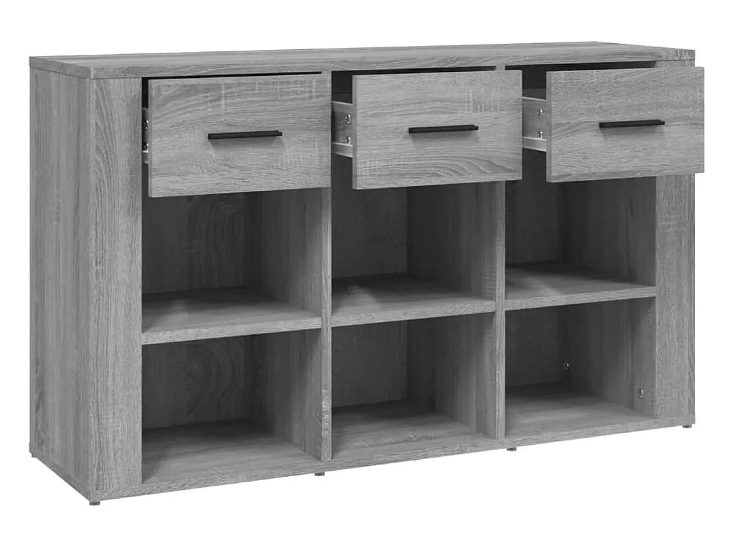Aparador Sonoma gris 100x30x59,5 cm Madera de ingeniería