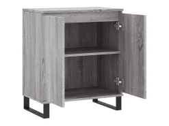 Aparador Sonoma gris 60x35x70 cm Madera de ingeniería