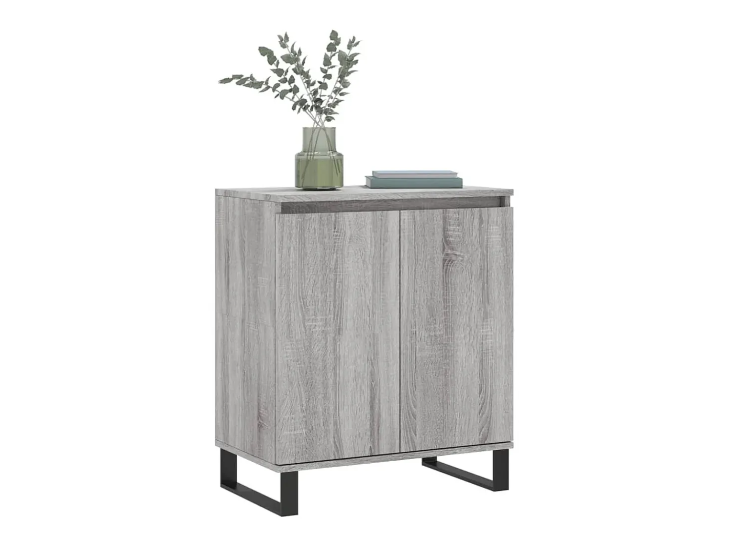 Aparador Sonoma gris 60x35x70 cm Madera de ingeniería