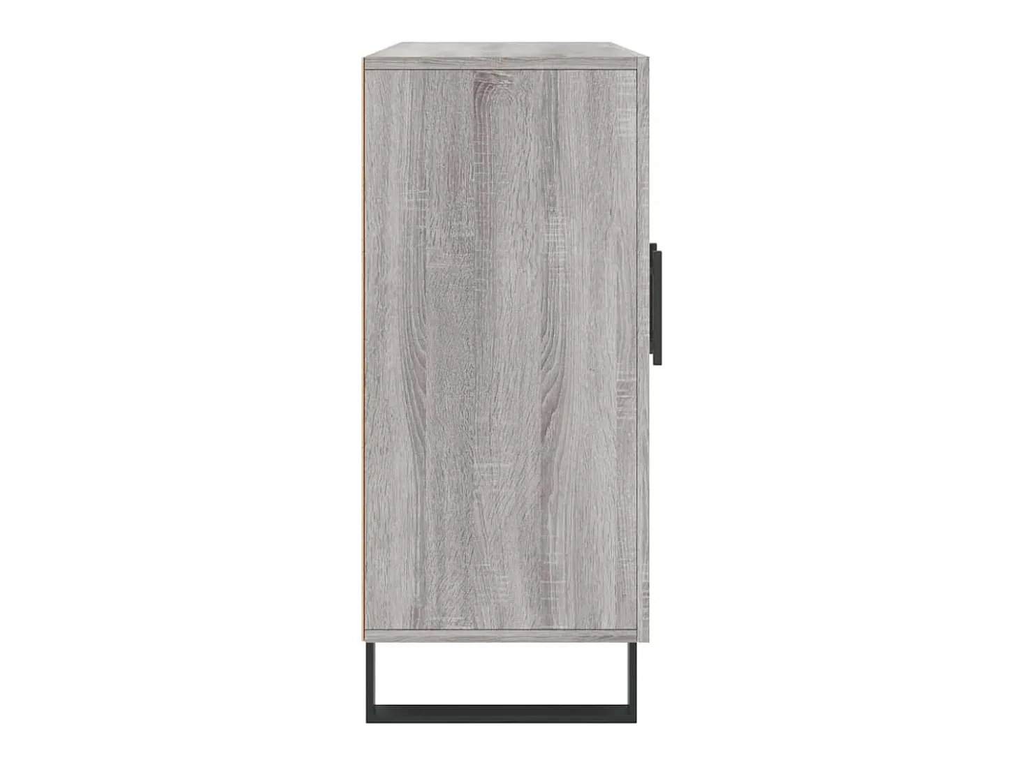 Aparador Sonoma gris 90x34x80 cm madera de ingeniería