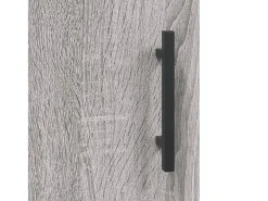Aparador Sonoma gris 90x34x80 cm madera de ingeniería