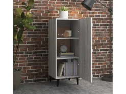 Aparador Sonoma gris 34,5x34x90 cm Madera de ingeniería