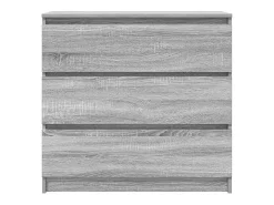Aparador Sonoma gris 80x35x76 cm madera de ingeniería