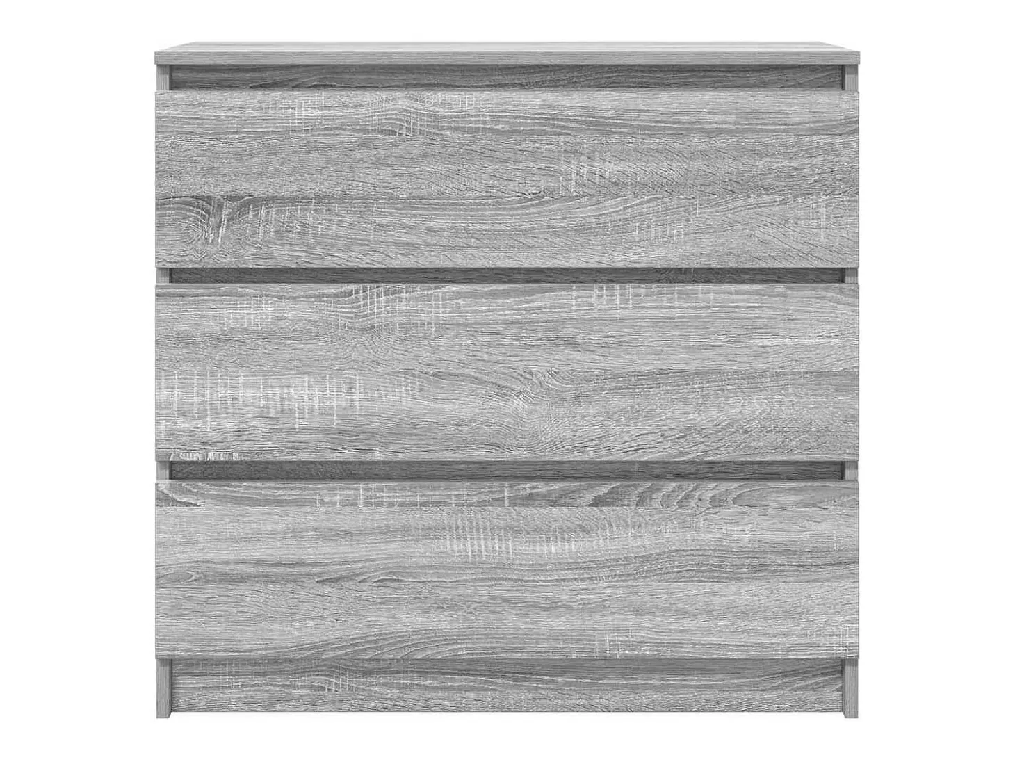 Aparador Sonoma gris 80x35x76 cm madera de ingeniería