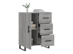 Aparador Sonoma gris 69,5x34x90 cm madera de ingeniería