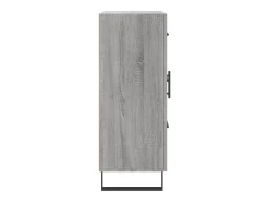 Aparador Sonoma gris 69,5x34x90 cm madera de ingeniería