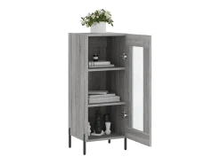 Aparador Sonoma gris 34,5x34x90 cm Madera de ingeniería