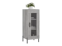 Aparador Sonoma gris 34,5x34x90 cm Madera de ingeniería