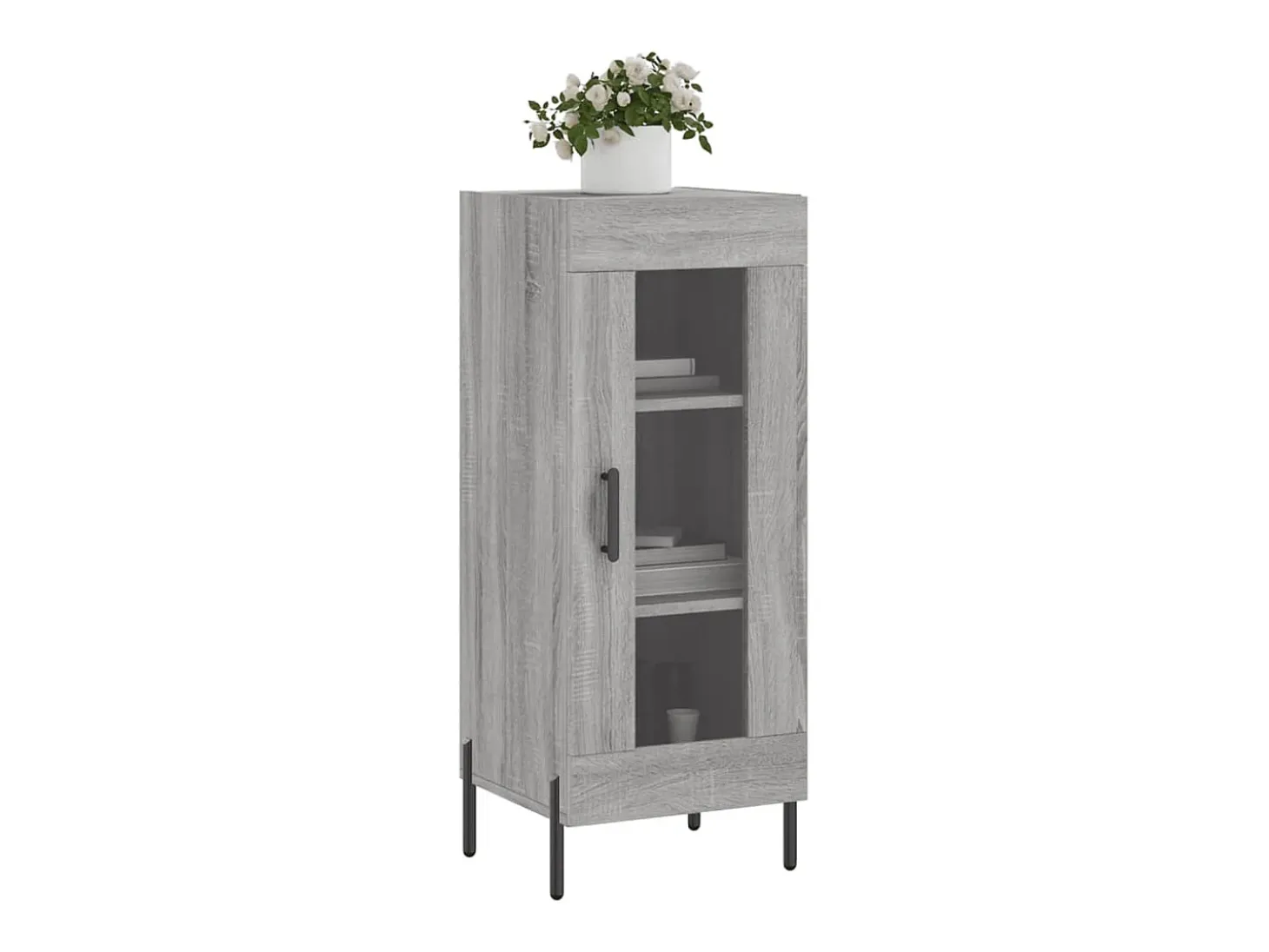Aparador Sonoma gris 34,5x34x90 cm Madera de ingeniería
