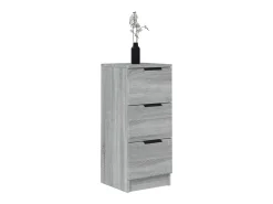 Aparador Sonoma gris 30x30x70 cm Madera de ingeniería